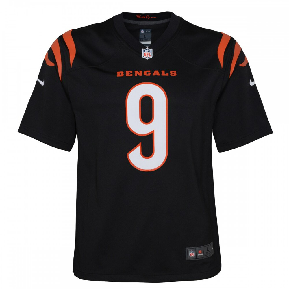 Joe Burrow Cincinnati Bengals Nike Youth Game Jersey - Black-Profan Arena